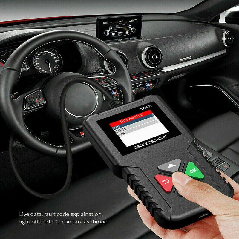 Automotive Scanner OBD Code Reader Car Check Engine Fault Diagnostic ToolSEAU