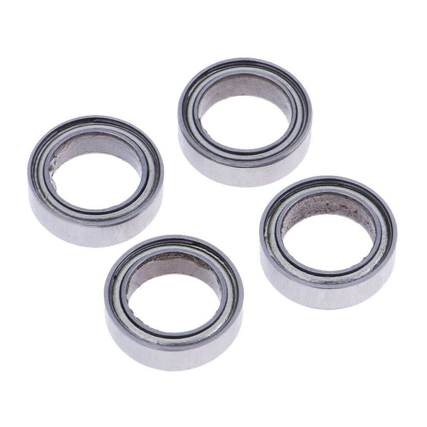 4pcs Metal Double Shielded Bearings (8x12x3.5 mm) for WLtoys 1/12 Racing Car