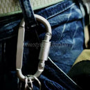 5X Outdoor D-Ring Aluminum Screw Locking Carabiner Hook Clip Climbing Keyc TVQ