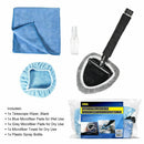 New Microfiber Cloth Windscreen Car Van Glass Cleaner Demister Detachable Handle