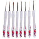 Crochet Hook Set Aluminum Alloy + Plastic Ergonomic Knitting Crochet Needle I6I5