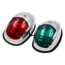 2PCS Practical Marine Boat Side LED Navigation Light, ABS Plastic, 6x10cm