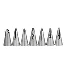 7pcs Russian Nozzle Piping Tips Pastry Wedding Cake Decorating Tool