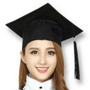 Student Tassel Graduation Cap Bachelor Degree Hat Ceremony Costume Acces GYA