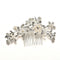 Crystal Rhinestone Wedding Flower Pearls Hair Clip Hair Comb For Women Bride  Dz