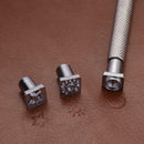 9 in 1 DIY Leather Printing Tool Steel Metal Carving Leathercraft Tool Kit
