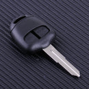 2Button Uncut Blade Remote Key Shell Fob fit for Mitsubishi Pajero Triton Lancer