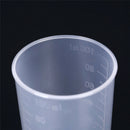 Plastic graduated laboratory bottle test measuring 100ml container with cap M&O