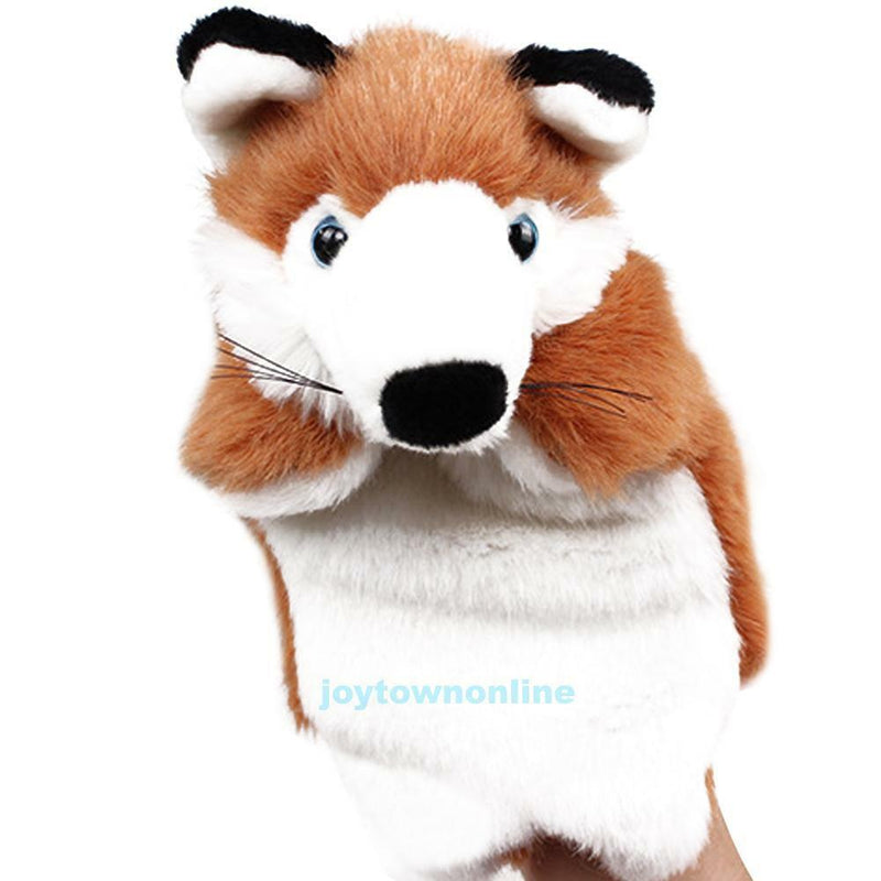 Animal Fox Hand Glove Puppet Baby Kids Children Soft PlushToys Baby Funny Gift