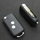 2 Buttons Remote Car Key Shell Modified Flip Folding for PEUGEOT 206 for Ci O3V1