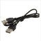 USB 2.0 Type A Male to USB A Male Sycn Charger Cable Cord 50cm s Black G8H5 Q9L8