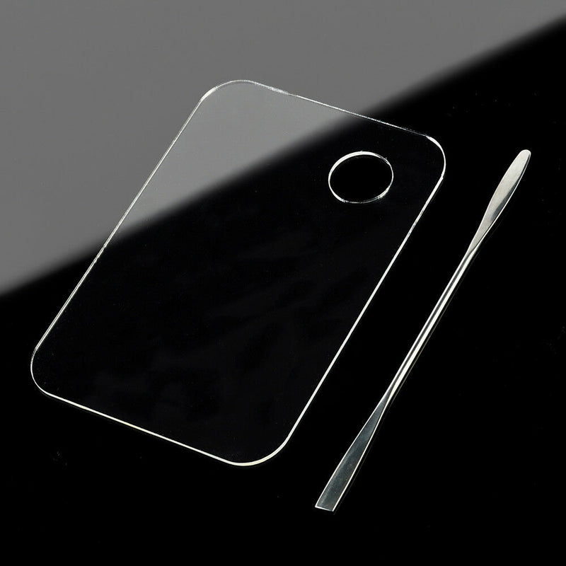 Women Makeup Cosmetic Nail Eye Shadow Mixing Palette Stainless Spatula Tool