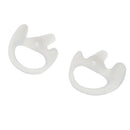 2Pair Replacement Medium Silicone Earbud for Two-Way Radio Audio Black+White