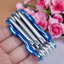 7Pcs In 1 Portable Folding Wrench Set Metric System Inner Hexagon Spanner W