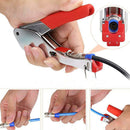 Coaxial Compression Connector Stripper Crimper Tool Kit For RG6 RG59 Coax Cable
