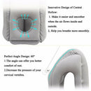 Inflatable Travel Pillow Airplane Neck Pillow and Head Support Pillow for S