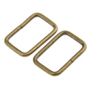 Metal - 20pcs Adjustable Buckle and 20pcs Square Buckle for Strap Connector