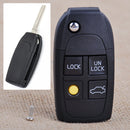 4Button Flip Remote Key Fob Shell Folding Case fit for Volvo S40 V40 C70 S60 S80