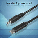 Type-C Male to DC4.5X3.0mm Male Connector w/0.6mm Pin PD Power Charger Converter