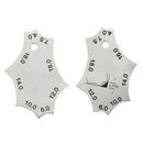 2pcs Set Welding Gauge key Pocket Gage Weld Seam Test Inspection Ruler