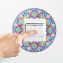DIY Mandala Diamond Painting Luminous Switch Stickers Bedroom Wall Decals
