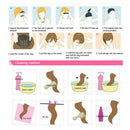 Ombre Wig Party With 3 Tones Synthetic Halloween Straight Heat Resistant Fiber