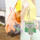 5pcs DIY Full Drill Diamond Painting Key Chain Bird Key Rings Bag Pendant Kits
