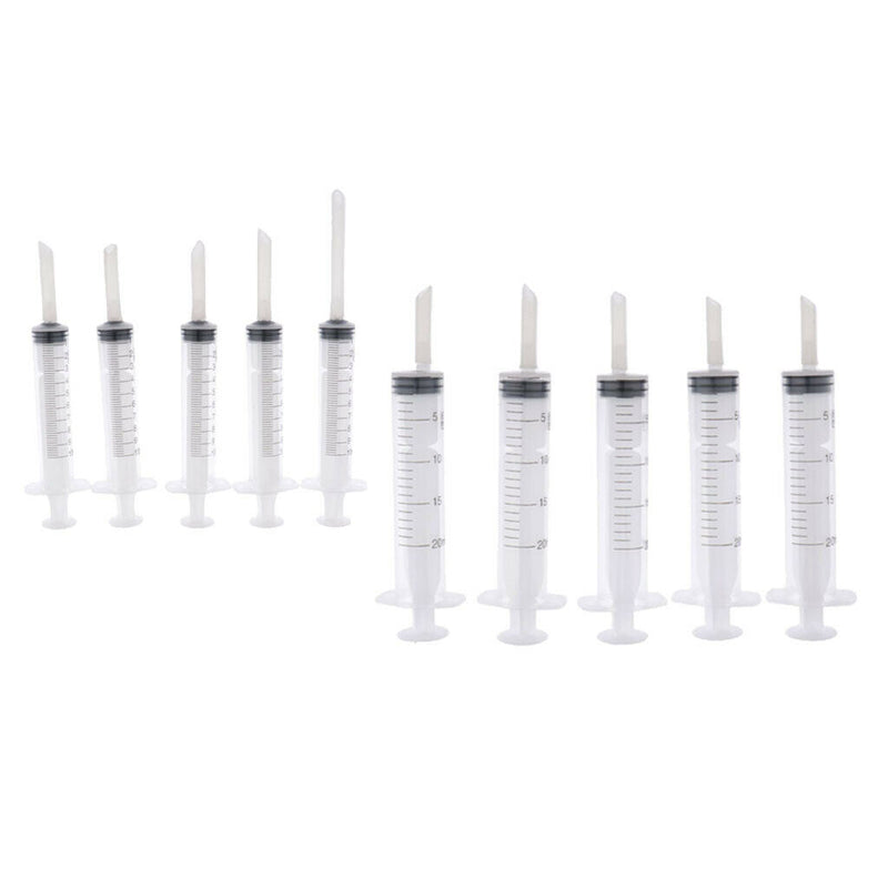 10x Small Birds Feeder Parrot Feeding Syringe For Baby Birds 20ml/10ml