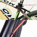 4pcs Aluminum Alloy Wire Holder Stick On Housing/Hose Cables Guide With C-C