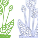 Scissor Flower Pot Metal Cutting Dies for Scrapbooking Template DIY Cards
