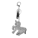 Full Drill Special Shaped Diamond Painting Horse Keychain Bag Pendant Gift