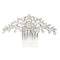 Bridal Wedding Flower Diamante Crystal Rhinestone Women Hair Comb Headpiece