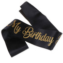 Glitter It's My Birthday Bitch Birthday Satin Sash Women Birthday Party OZ