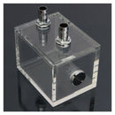 New 200ml Acrylic water tank cooler water cooling radiator pc cpu water blo