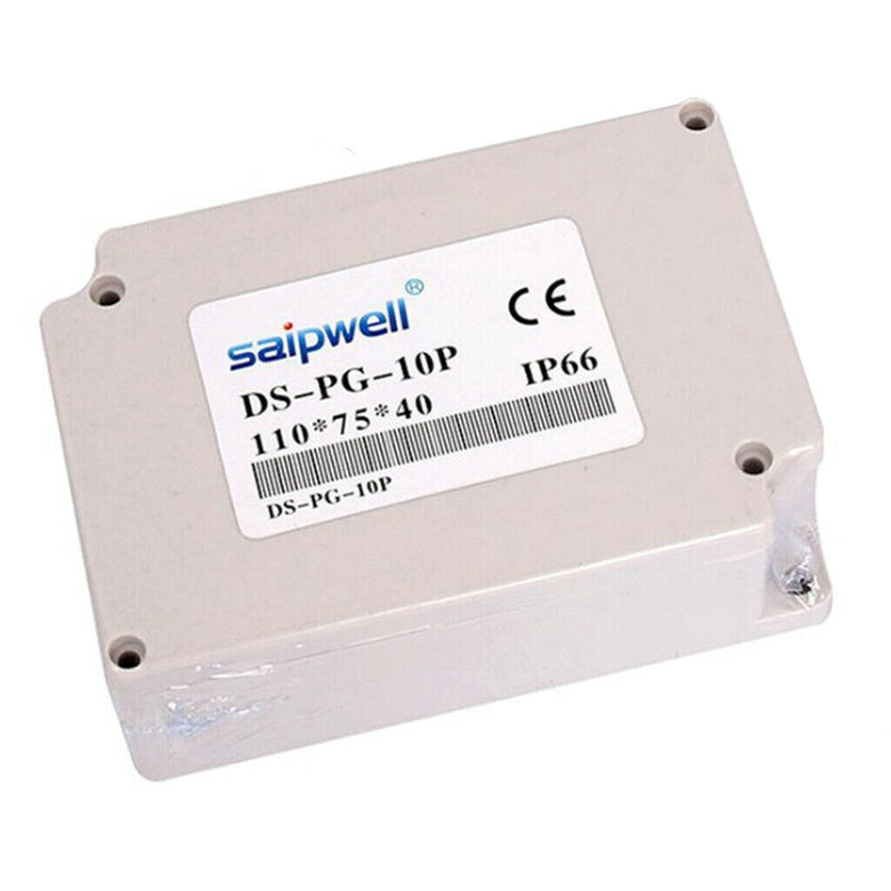 10-Position Terminal Box OUTDOOR ENCLOSURE PLASTIC CASE UTILITY CABLE BOX