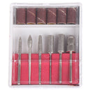 6 Pcs Nail Art Grinding Drill Bits Electric Manicure Machine Carbide Bullet OZ