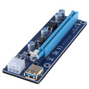 009S PCI-E 1x to 16x Adapter Graphic Card Extender Card for ETH BTC Mining