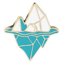 5X(Cartoon Pin Antarctic Iceberg Iceland Snow Mountain Brooches Enamel Bad H9Q2)