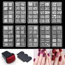 Sexy Nail Art Stamp Stamping Stamper Kit Stencil Template Plate Set Tools New