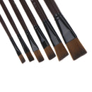 6X Nylon Acrylic Oil Paint Brushes For Art Artist Supplies Watercolor pen&U