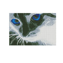 Full Drill Blue Eyed Cat 5D Diamond DIY Painting Craft Kit Home Decor