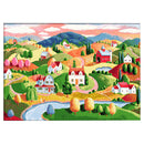 Oil Painting Landscape Cross Stitch Embroidery Kit 14ct Count 66 x 49cm