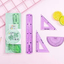 Creative Soft Ruler Students Special Soft Ruler Cartoon Ruler Sets Four Q7P1