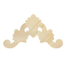 8pcs Rubber wood Onlay Applique Wooden Carving Decor Furniture Decor 7x7cm H3L3