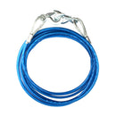 5M Car Steel Tow Cable Trunk Towing Strap Rack Rope 2 Hooks Cable Hauling