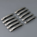 10pcs Women Blank French Barrette Clips Hair Bows Craft DIY Accessories 10cm