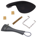 4/4 Violin Fittings Set Chinrest&Tuning Pegs&Tailpiece&Endpin&Tailgut&Clamp