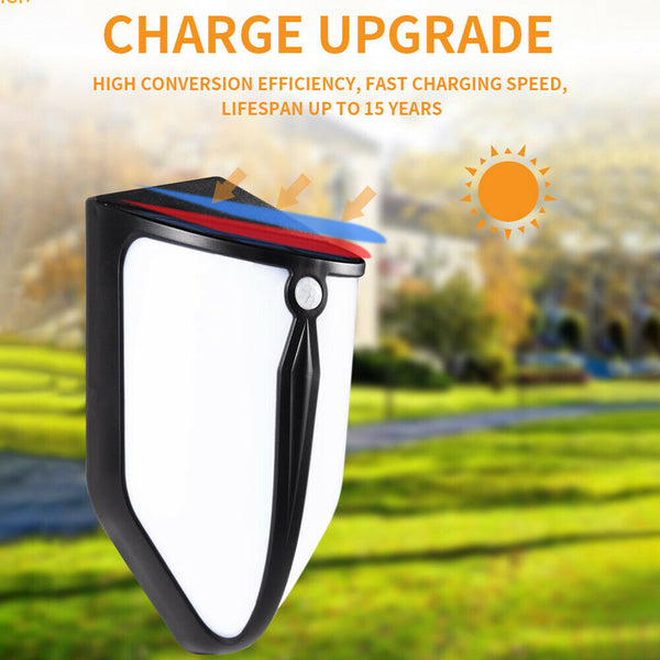 LED Solar Wall Light Waterproof Human Body Induction for Outdoor Decoration