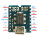 BY8301-16P SSOP2 MP3 aduio serial voice SPI FLASH module`3W amplifier micro USB`