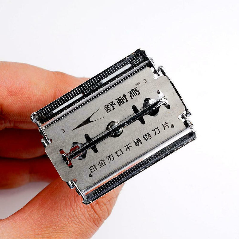 Stainless Steel Metal Safety Razor Double Edge Shaving Blade Razor For men